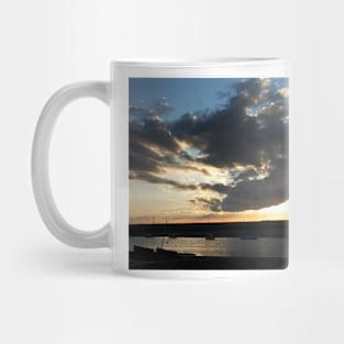 Blue Sky Cloudscape - Burnham Overy Staithe, Norfolk, UK Mug